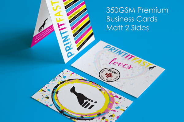 Premium 350 Matt 2 Sides Business Cards Premium 350 Matt 2 Sides Business Cards